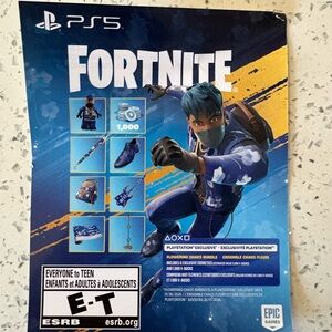 Sony PS5 Fortnite Chaos Bundle - Blue